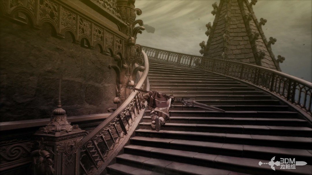 右侧旋转楼梯:打开最终存档点大门 · 路线图 28
